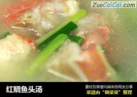 红鲷鱼头汤