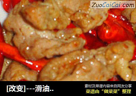 [改变]---滑油红烧瘦肉