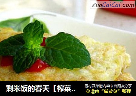 剩米饭的春天【榨菜米饼】