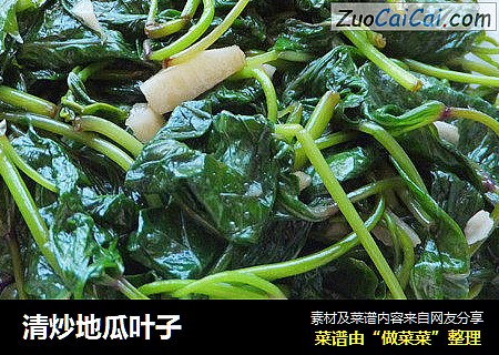 清炒地瓜叶子