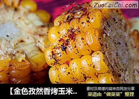 【金色孜然香烤玉米】别具风味的烤玉米