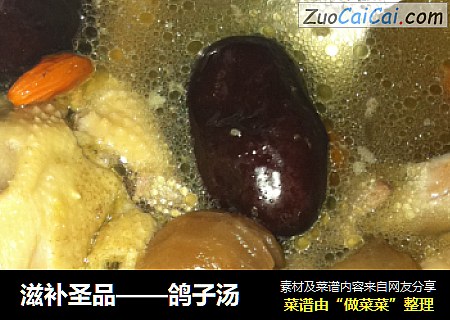 滋补圣品——鸽子汤