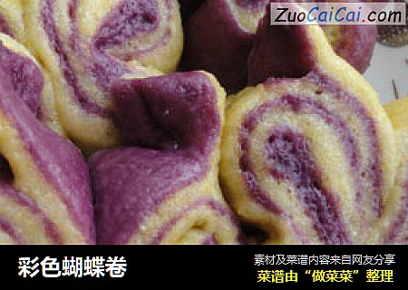 彩色蝴蝶卷