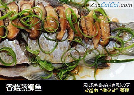 香菇蒸鲫鱼