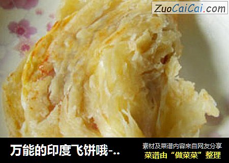 万能的印度飞饼哦--自制山寨版"手抓饼"