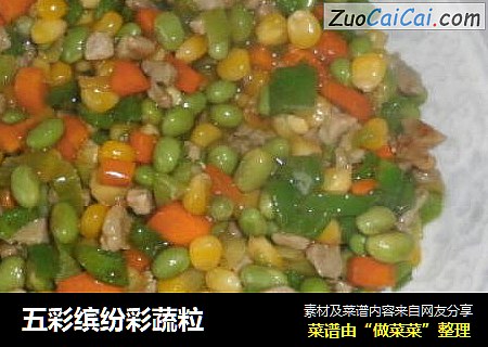 五彩缤纷彩蔬粒