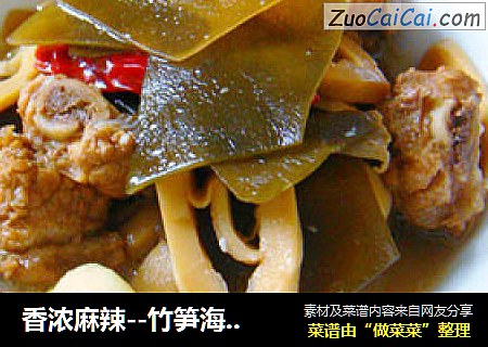 香浓麻辣--竹笋海带炖排骨