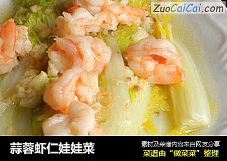 蒜蓉虾仁娃娃菜
