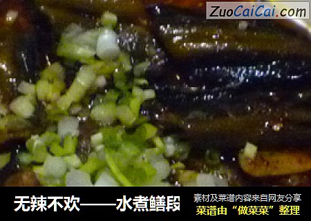 无辣不欢——水煮鳝段