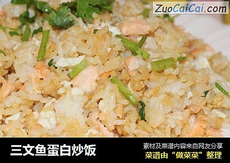 三文鱼蛋白炒饭