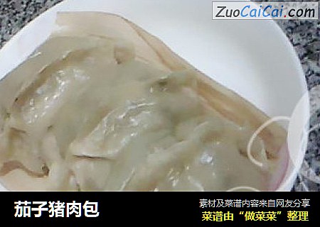 茄子猪肉包