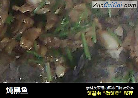 炖黑鱼