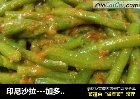 印尼沙拉---加多加多VS豆角