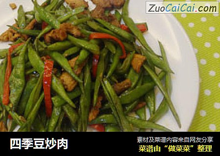 四季豆炒肉