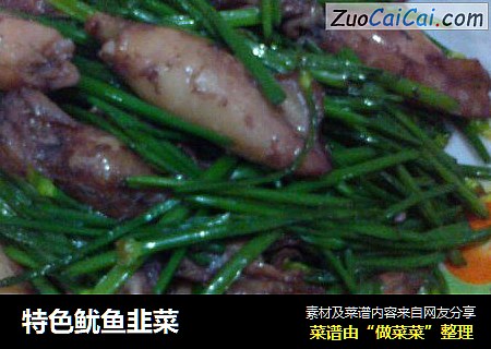 特色鱿鱼韭菜