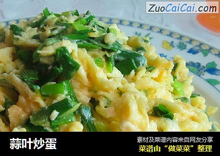蒜叶炒蛋