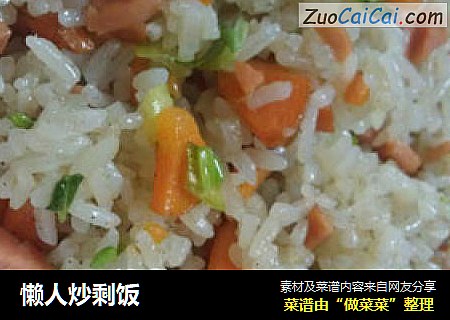懒人炒剩饭