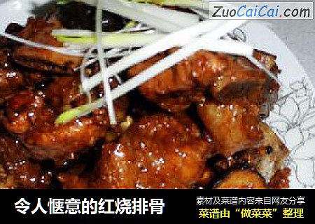 令人惬意的红烧排骨