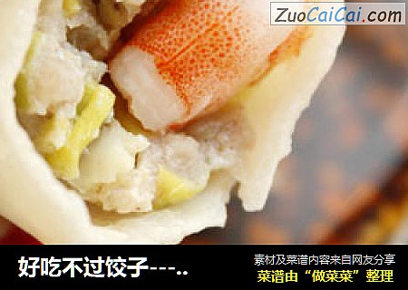 好吃不过饺子----韭黄虾仁蒸饺