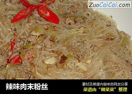 辣味肉末粉丝