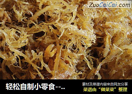 轻松自制小零食--------猪肉松