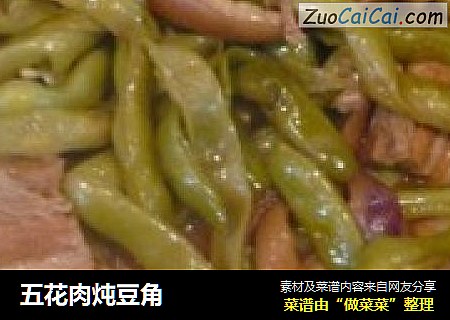五花肉炖豆角