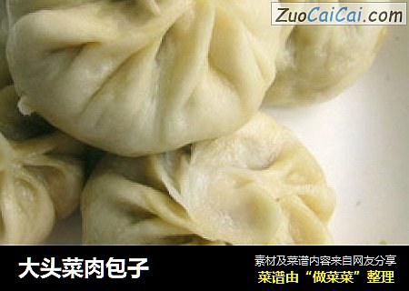 大头菜肉包子