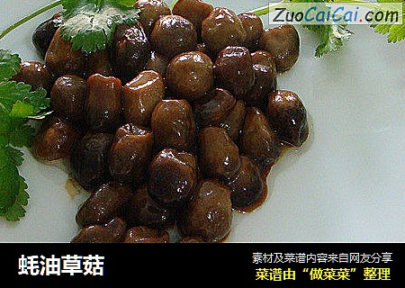 蚝油草菇