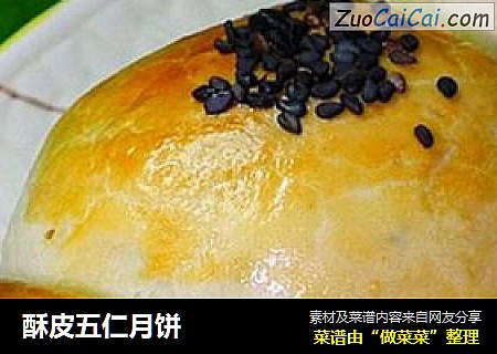 酥皮五仁月饼