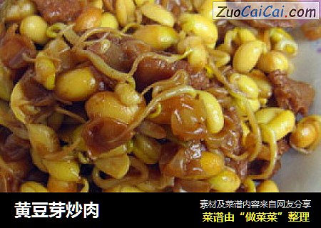 黄豆芽炒肉
