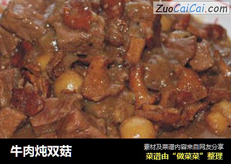 牛肉炖双菇