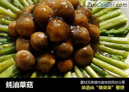 蚝油草菇