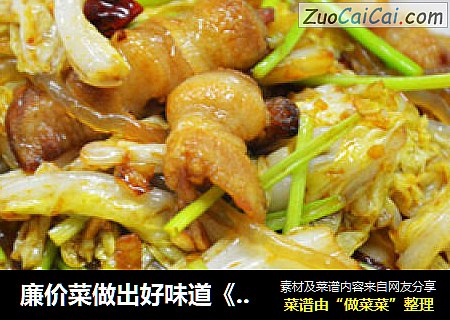 廉价菜做出好味道《私家老厨白菜制作要点解密》