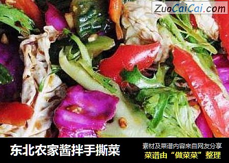 东北农家酱拌手撕菜