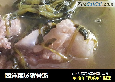西洋菜煲猪骨汤