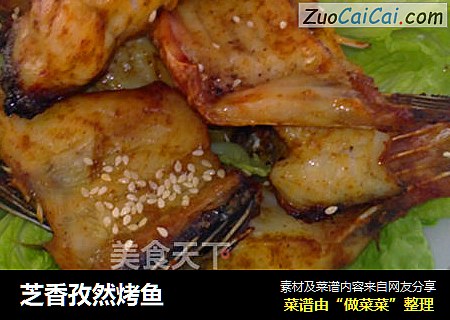 芝香孜然烤鱼