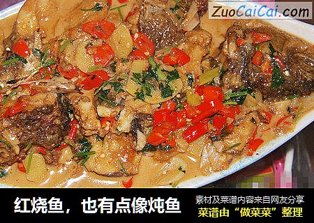 红烧鱼，也有点像炖鱼