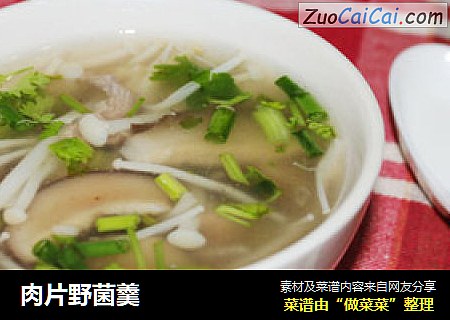 肉片野菌羹