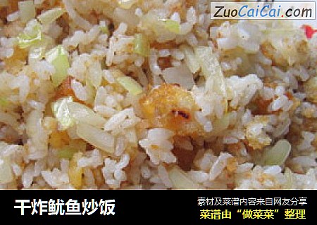 干炸鱿鱼炒饭