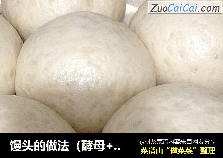 馒头的做法（酵母+泡打粉）