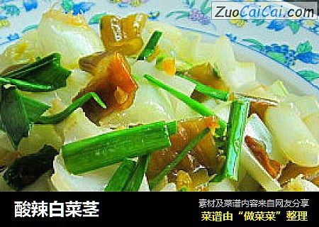 酸辣白菜茎