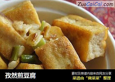 孜然煎豆腐