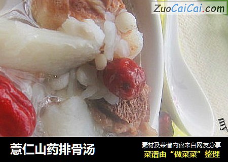 薏仁山药排骨汤