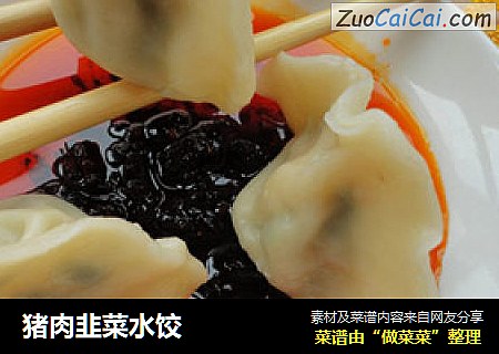 猪肉韭菜水饺