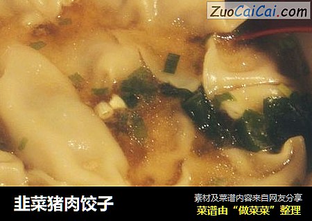 韭菜猪肉饺子
