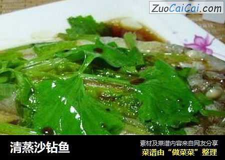 清蒸沙钻鱼