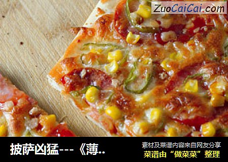 披萨凶猛---《薄饼火腿pizza》