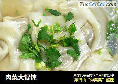 肉菜大馄饨