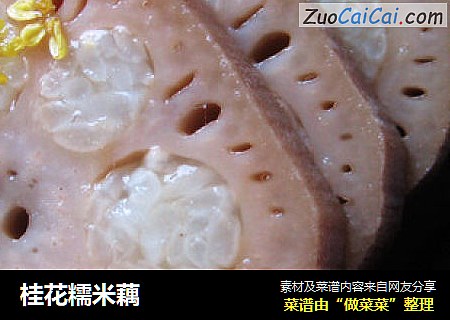 桂花糯米藕