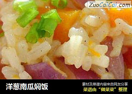 洋葱南瓜焖饭